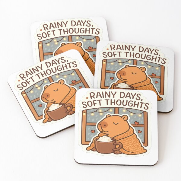 Item preview, Capybara in Rainy Season  designed and sold by RS-Wave.
