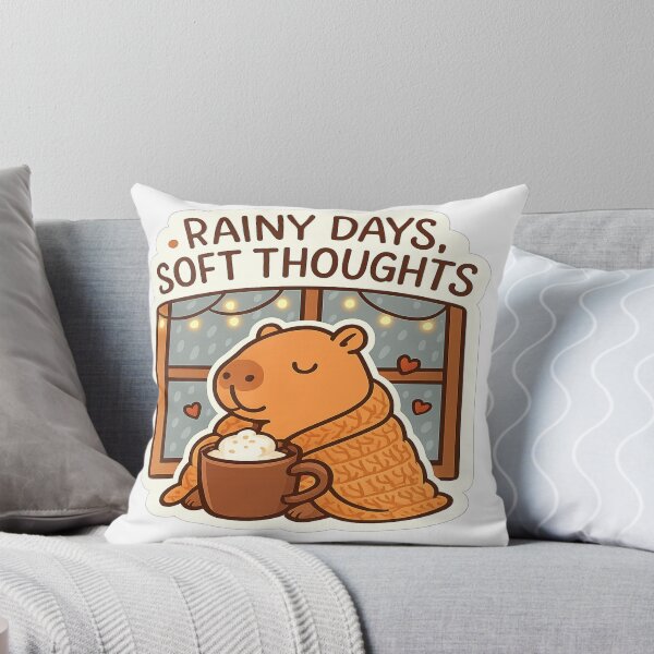 Item preview, Capybara in Rainy Season  designed and sold by RS-Wave.