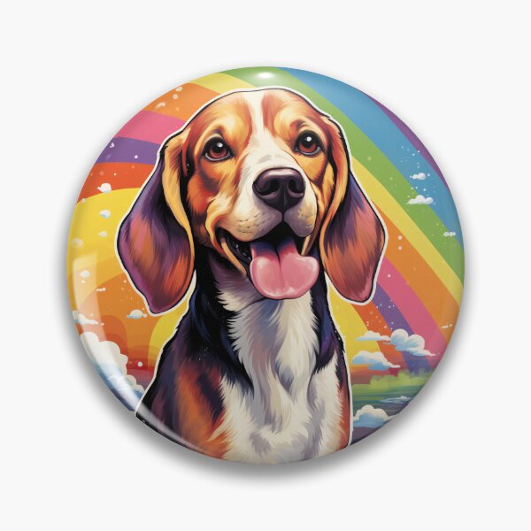 Item preview, Funny English Foxhound Colorful Rainbow Cute Mom Dad Kids designed and sold by rafaeltto.