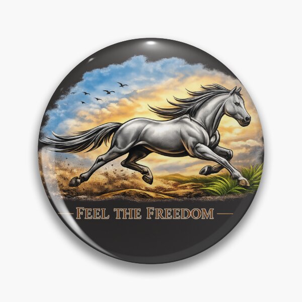 Item preview, Feel the Freedom – Galloping Horse Line Art Design designed and sold by EdgeSphere.