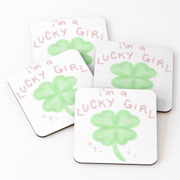 Item preview, I’m a Lucky Girl Clover designed and sold by AestheteArchive.