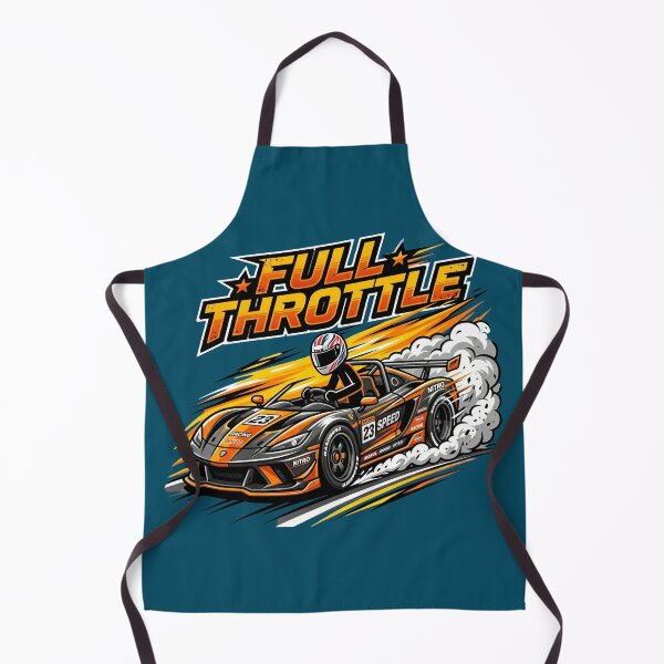 Item preview, Full Throttle Stickman Racing | Minimal Motorsport T-Shirt Design designed and sold by Chroma Dreams .