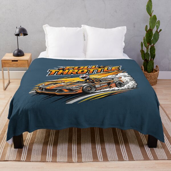 Item preview, Full Throttle Stickman Racing | Minimal Motorsport T-Shirt Design designed and sold by Chroma Dreams .