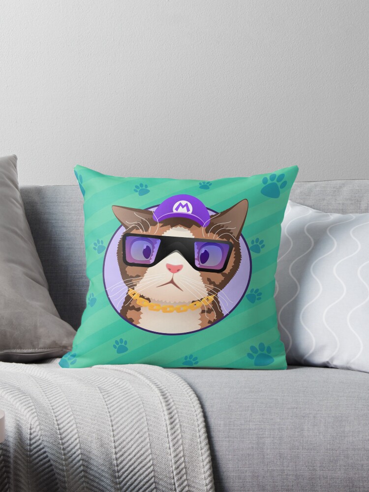 Thumbnail 1 of 4, Pillow, Monty Gotchy - Street designed and sold by puzzlepixel.