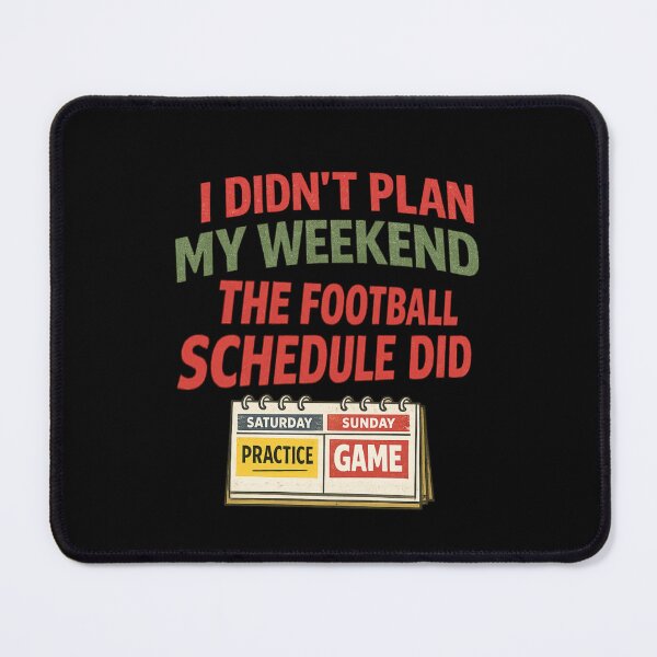 Item preview, I Didn't Plan My Weekend Football Schedule Funny Soccer Graphic designed and sold by PunchDrop.