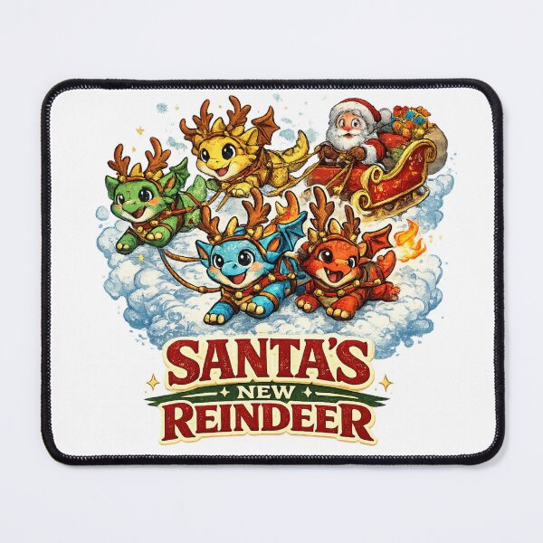 Item preview, Christmas - Santa's New Reindeer designed and sold by ESSClothing.