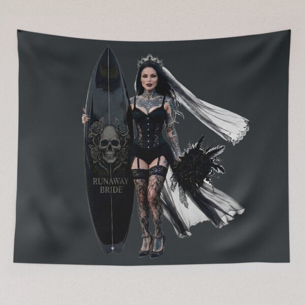 Item preview, Gothic Party Bride Tiara Fishnets designed and sold by Voodoo Store Paranormal Collections.