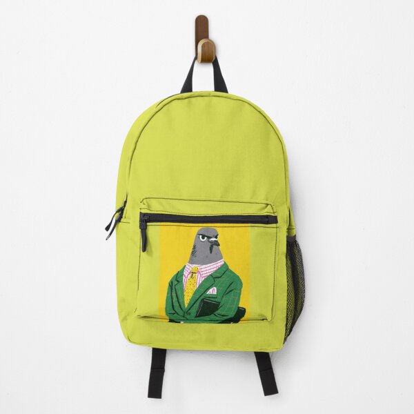 Item preview, Pigeon Business | editorial illustration of an anthropomorphic pigeon designed and sold by PlushTheory.