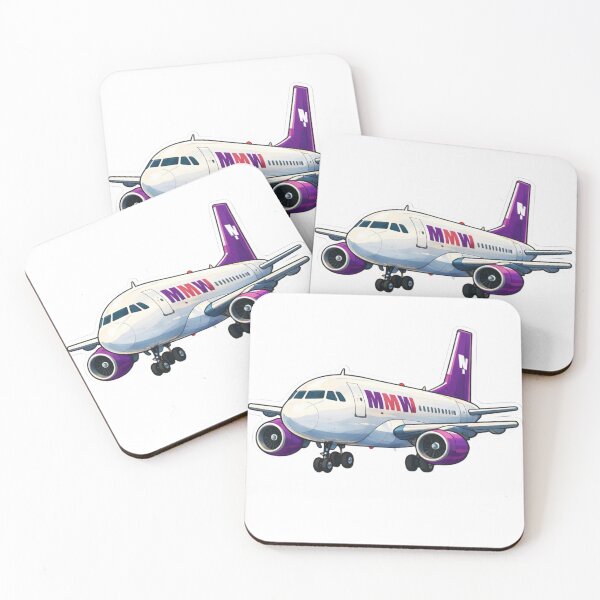 Item preview, Modern Purple Jet Airplane – Minimalist Aviation Art designed and sold by Sepia soul.