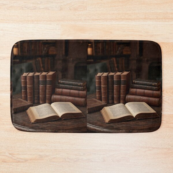 Item preview, Vintage Leather Books and Cozy Library Reading Collection designed and sold by Evergreen Horizon Works.