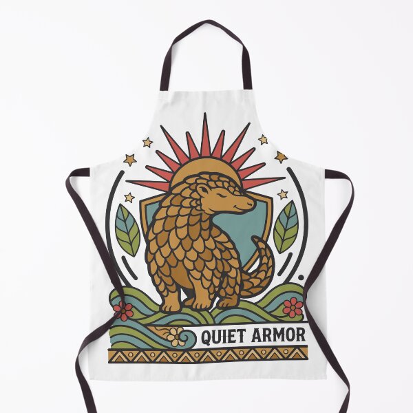Item preview, Quiet Armor Pangolin Nature Design designed and sold by CutePawCreation.
