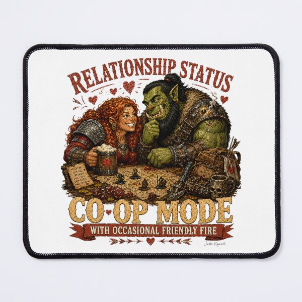 Item preview, Copy of Love Story Started With Nat 20 designed and sold by JabbiKamost.