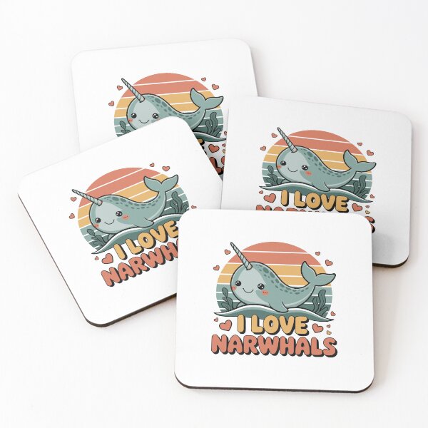 Item preview, I LOVE NARWHALS designed and sold by jkrphoto.