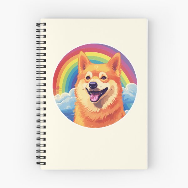 Item preview, Funny Finnish Spitz Colorful Rainbow Cute Mom Dad Kids designed and sold by rafaeltto.