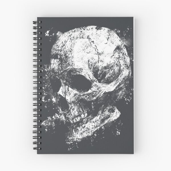 Item preview, Grunge illustration of a human skull designed and sold by drTerrens.