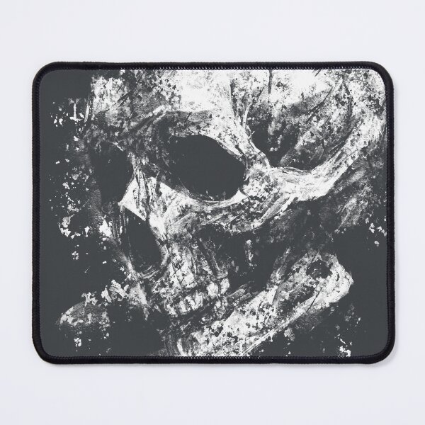 Item preview, Grunge illustration of a human skull designed and sold by drTerrens.