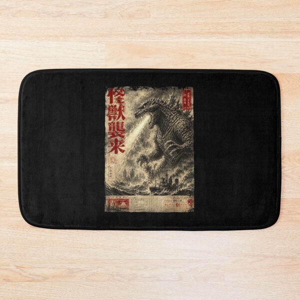 Item preview, Godzilla Ukiyo-e Japanese Monster Art Inspired Kaiju designed and sold by ostenlee.