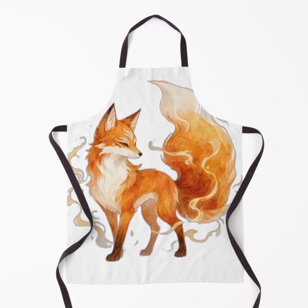Item preview, Magical Fire Fox Fantasy Art Design designed and sold by DailyDoodlesBySumbul.