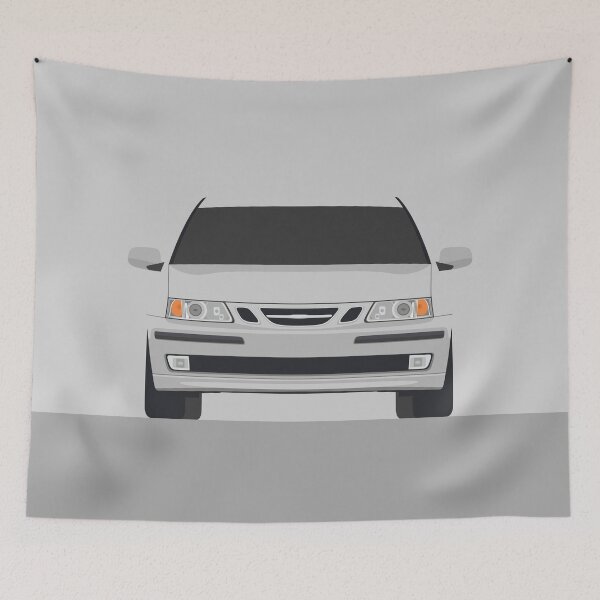 Item preview, Saab 9-3 - Vector drawing designed and sold by yohannlp.