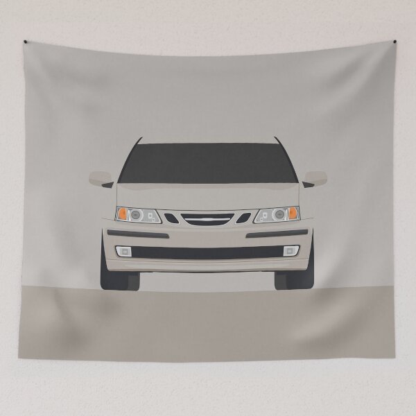 Item preview, Saab 9-3 - Vector drawing designed and sold by yohannlp.