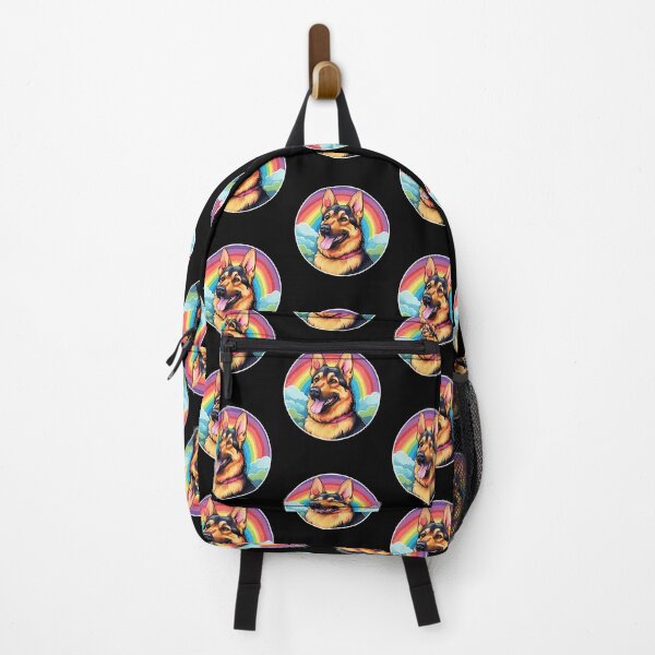 Item preview, Funny German Shepherd Colorful Rainbow Cute Mom Dad Kids designed and sold by rafaeltto.