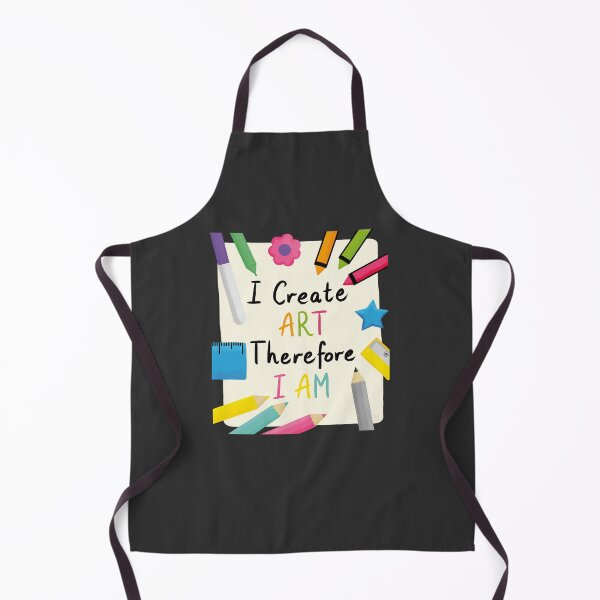 Item preview, I Create Art Message with Colorful Stationery Border designed and sold by ChantellaGF.