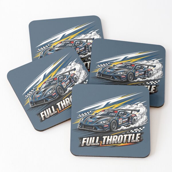 Item preview, Full Throttle Stickman Racing Car | Motorsport T-Shirt Design designed and sold by Chroma Dreams .