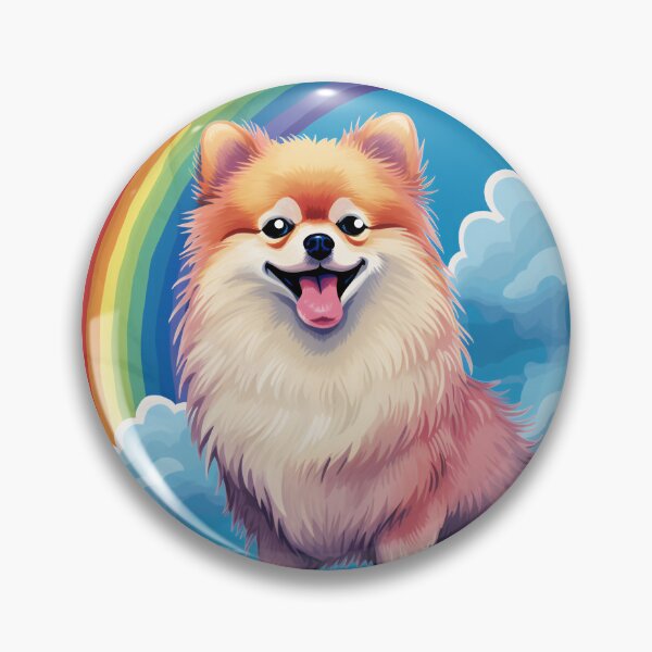 Item preview, Funny German Spitz Colorful Rainbow Cute Mom Dad Kids designed and sold by rafaeltto.