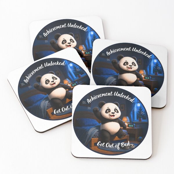 Item preview, Achievement Unlocked Sleepy Panda designed and sold by EnginerdStudio.