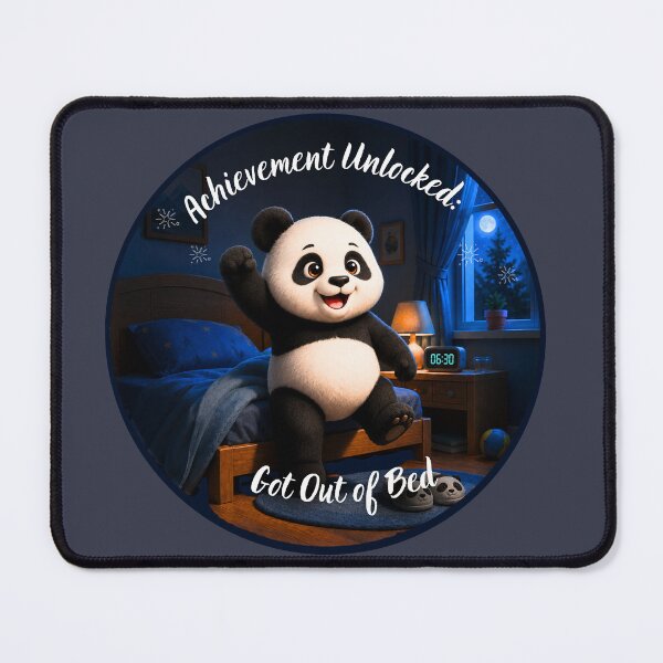Item preview, Achievement Unlocked Sleepy Panda designed and sold by EnginerdStudio.