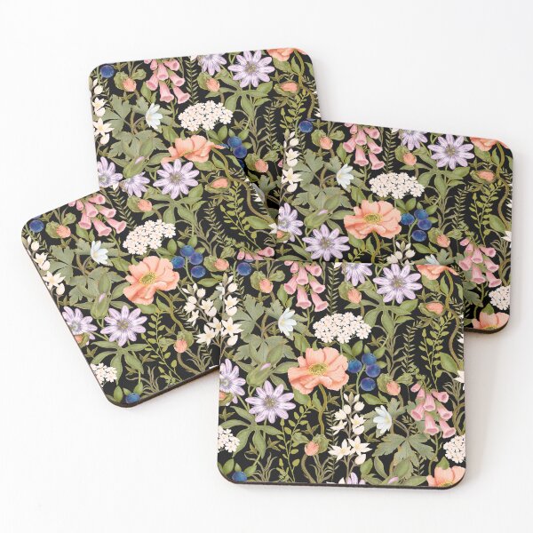 Item preview, Luxurious and rich seamless pattern in a moody floral style. designed and sold by Grin Katalina Floral Patterns & Cozy Art.