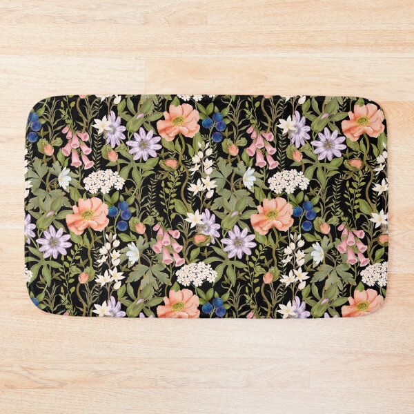 Item preview, Luxurious and rich seamless pattern in a moody floral style. designed and sold by Grin Katalina Floral Patterns & Cozy Art.