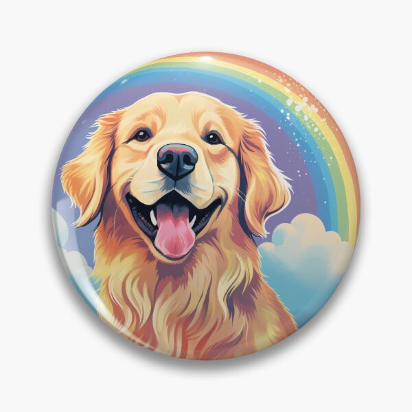 Item preview, Funny Golden Retriever Colorful Rainbow Cute Mom Dad Kids designed and sold by rafaeltto.