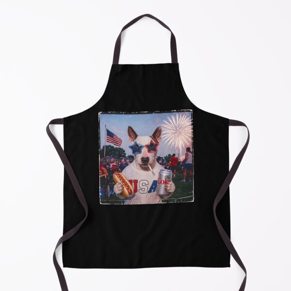 Item preview, Patriotic Bull Terrier USA Flag Hot Dog Fireworks 4th of July Dog designed and sold by ostenlee.
