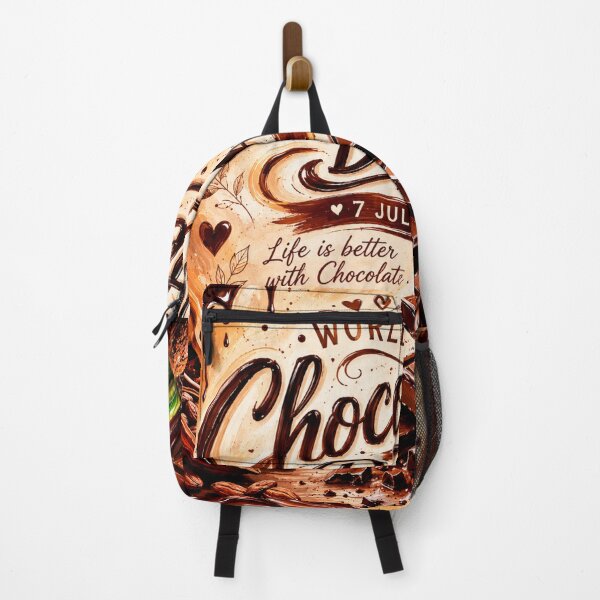 Item preview, Retro World Chocolate Day July 7 Indulge Today Graphic designed and sold by Wiley Doreen.