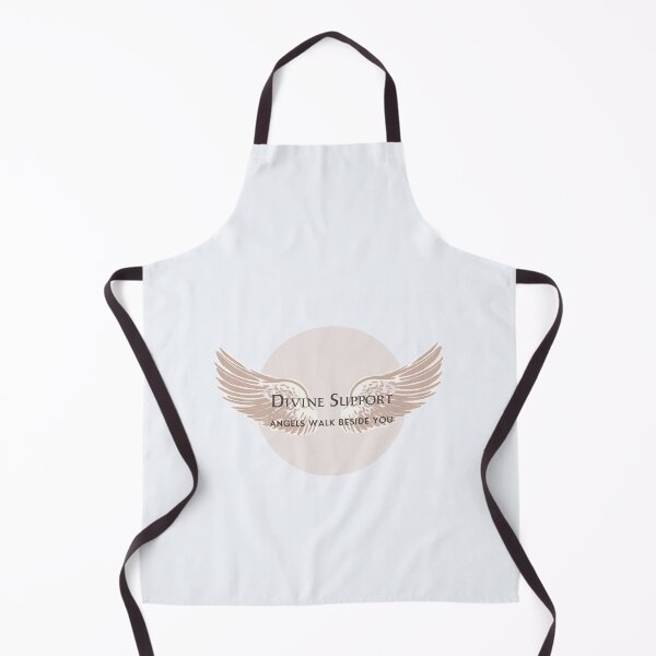 Item preview, Divine Support – Angels Walk Beside You Spiritual Typography Design designed and sold by CosmicQuietStudio.