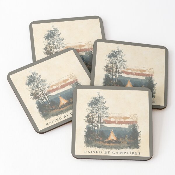 Item preview, Raised by Campfires | Vintage Campfire Sunset Design designed and sold by Bound for Wonder.