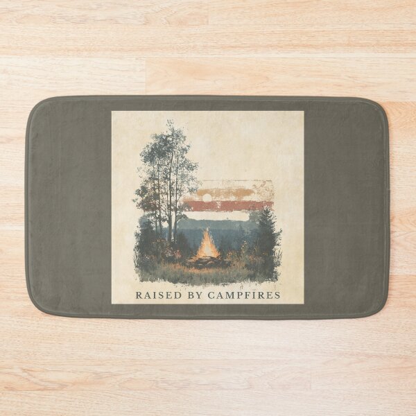 Item preview, Raised by Campfires | Vintage Campfire Sunset Design designed and sold by Bound for Wonder.
