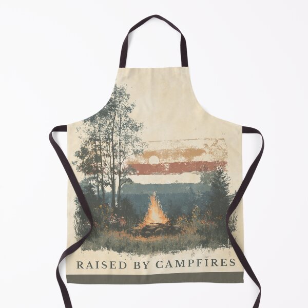 Item preview, Raised by Campfires | Vintage Campfire Sunset Design designed and sold by Bound for Wonder.