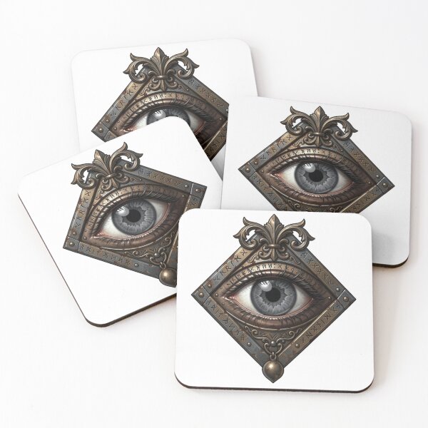 Item preview, Runic Eye Gunmetal Bronze Diamond Emblem designed and sold by TheUnveiledEye.