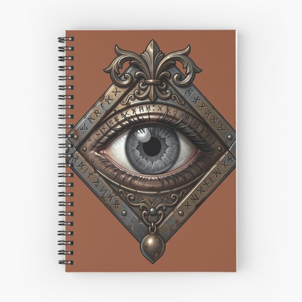 Item preview, Runic Eye Gunmetal Bronze Diamond Emblem designed and sold by TheUnveiledEye.