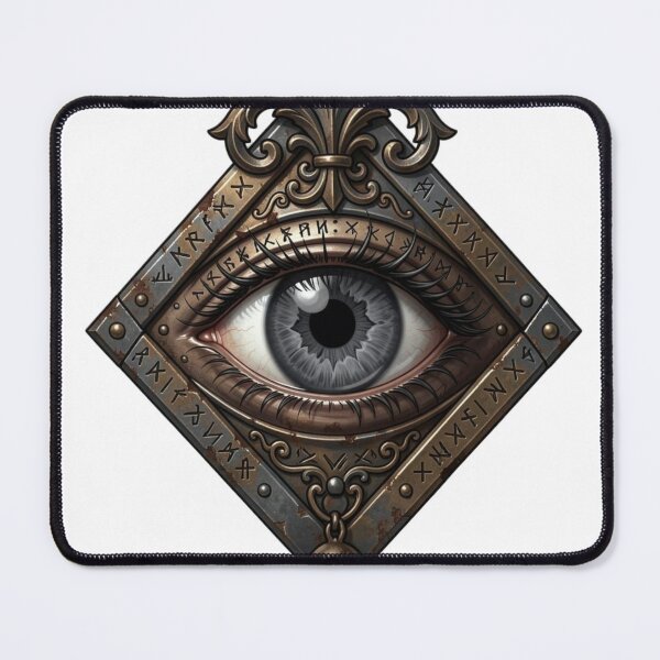 Item preview, Runic Eye Gunmetal Bronze Diamond Emblem designed and sold by TheUnveiledEye.