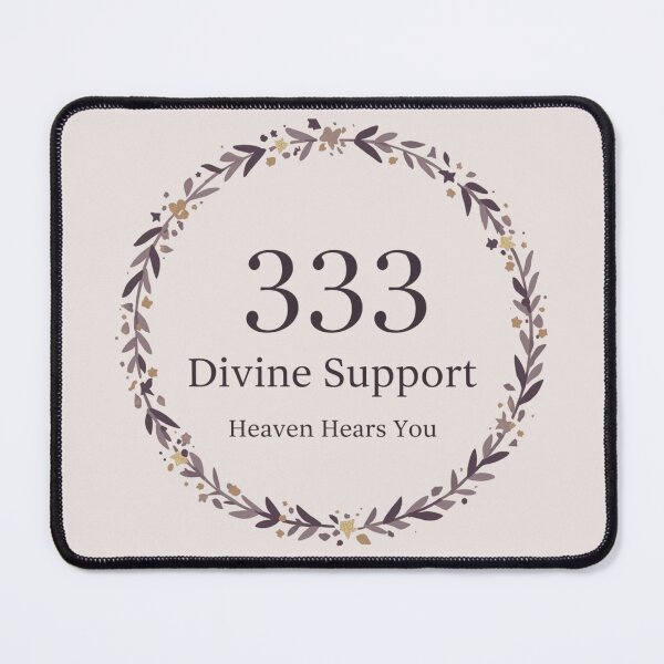 Item preview, Divine Support – Heaven Hears You Spiritual Typography Design designed and sold by CosmicQuietStudio.