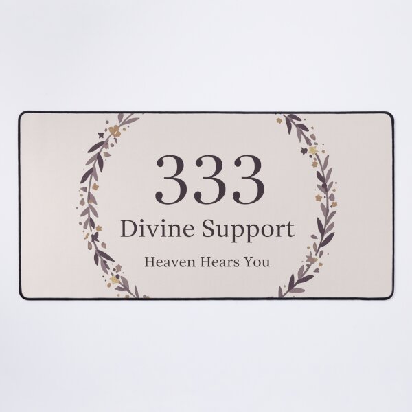 Item preview, Divine Support – Heaven Hears You Spiritual Typography Design designed and sold by CosmicQuietLab.