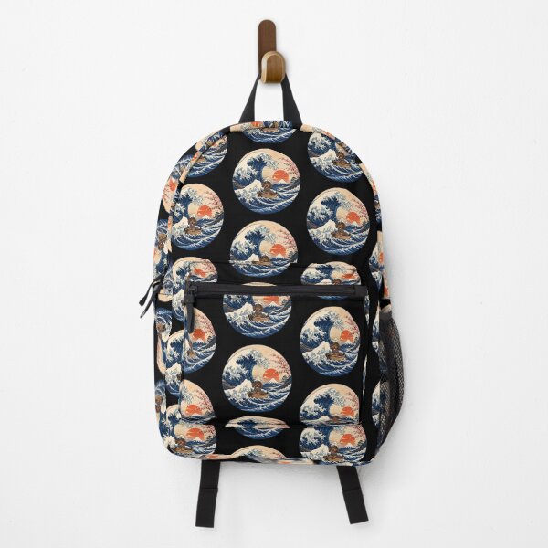 Item preview, Funny Chocolate and Tan Dachshund Captain Japanese Kanagawa Wave Japan Boat Mom Dad Kids designed and sold by FurryHavenPH.