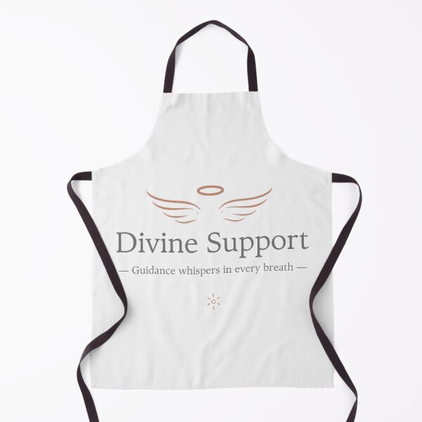 Item preview, Divine Support – Guidance Whispers in Every Breath Spiritual Typography Design designed and sold by CosmicQuietStudio.