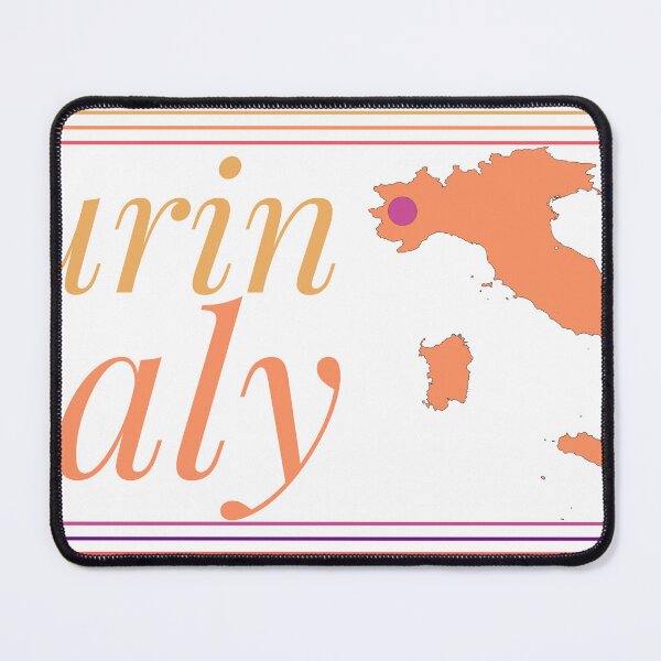 Item preview, Turin Italy City Marked On Country Map designed and sold by TheIconSmith.