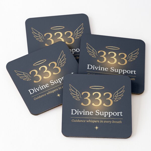 Item preview, Divine Support – Guidance Whispers in Every Breath Spiritual Typography Design designed and sold by CosmicQuietStudio.