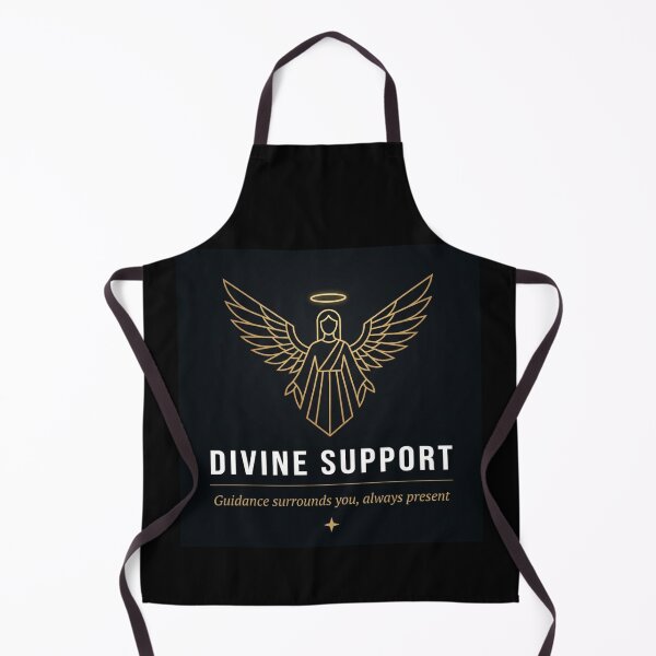 Item preview, Divine Support – Guidance Surrounds You Spiritual Typography Design designed and sold by CosmicQuietStudio.