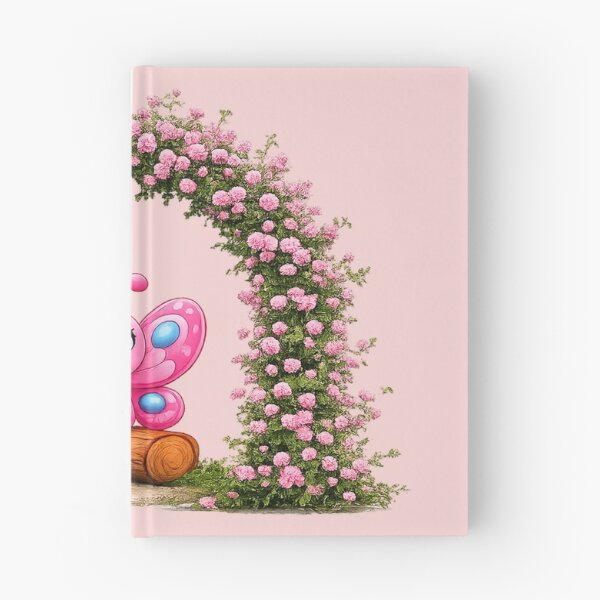 Item preview, Rosie Flutterby enjoying a rest under pink roses designed and sold by Nita Lesley Creates.